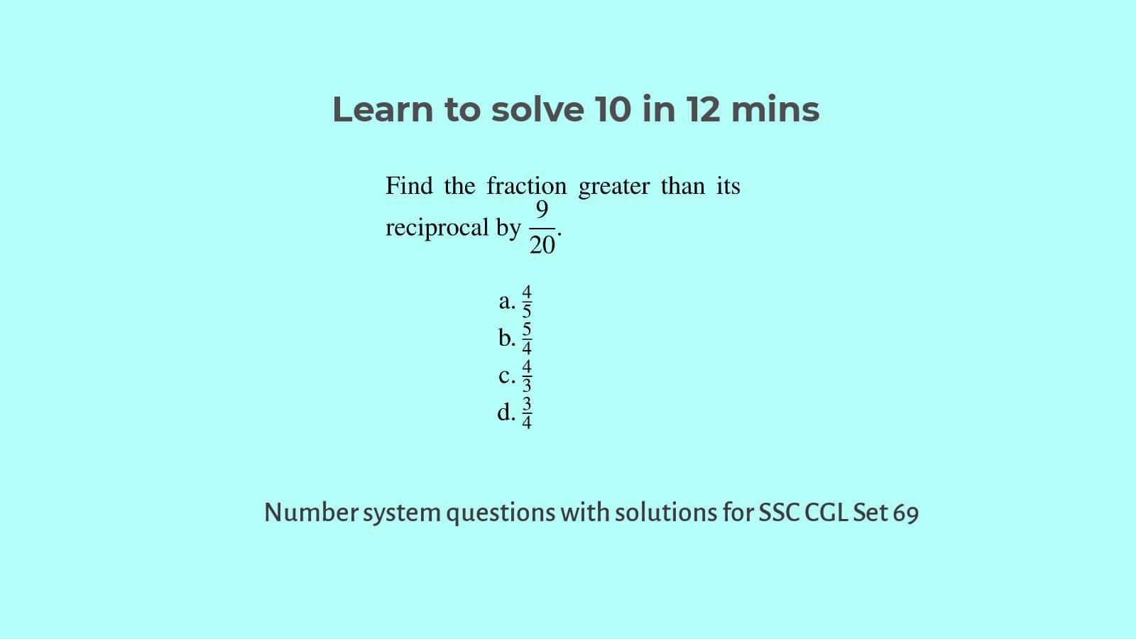 How to Solve Number System Questions Easy and Quick: SSC CGL 89