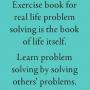 thumb exercise book of real life problem solving