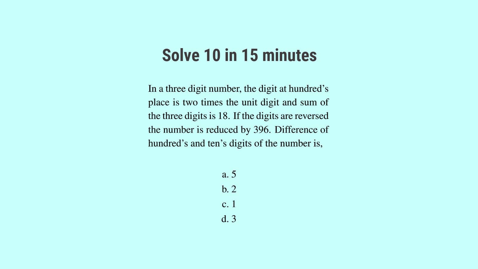 Number system questions for SSC Set 71