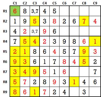 Sudoku second level game-5-3