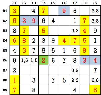 Sudoku second level game 9-3