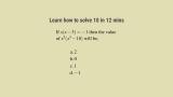 thumb Solution to hard algebra questions for Competitive exams SSC CGL 22