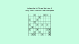 thumb NYTimes Very Hard Sudoku 18 Apr 2024: Solve Sudoku Like an Expert