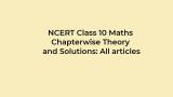 thumb NCERT Class 10 Maths Chapterwise Solutions full list